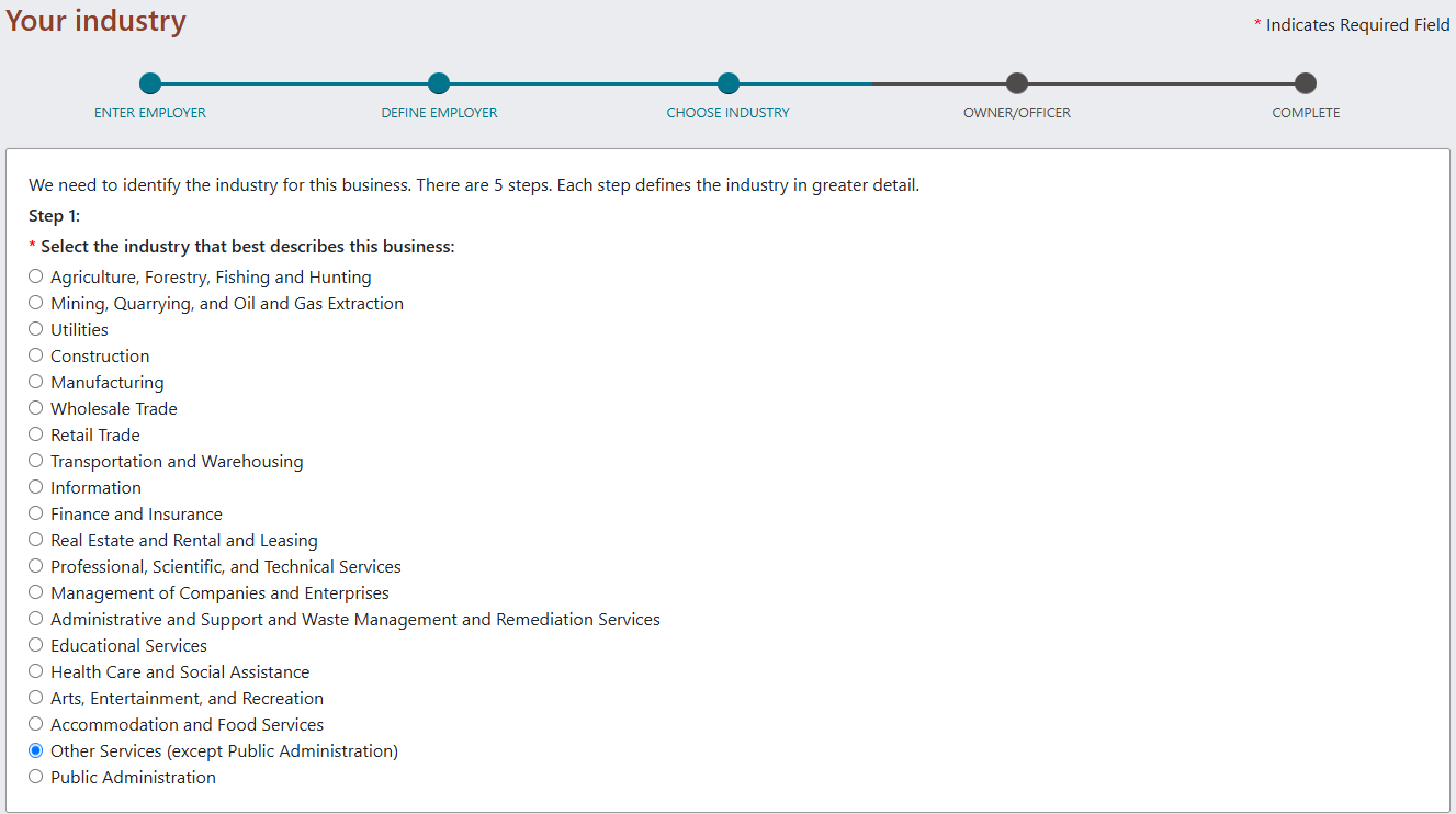 Your industry page Your industry page