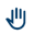 Hand gesturing to stop